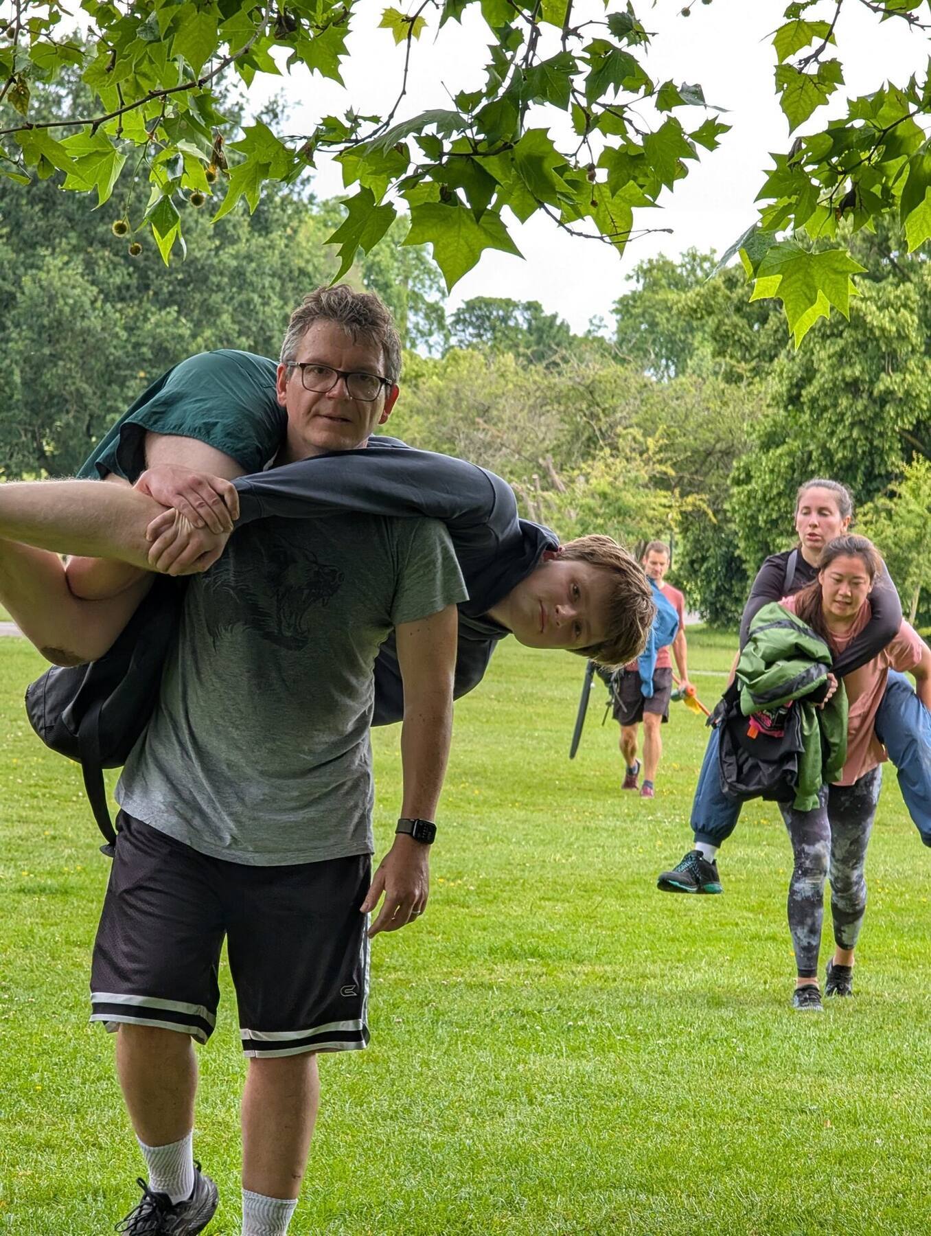 Summer Camp - partner carries