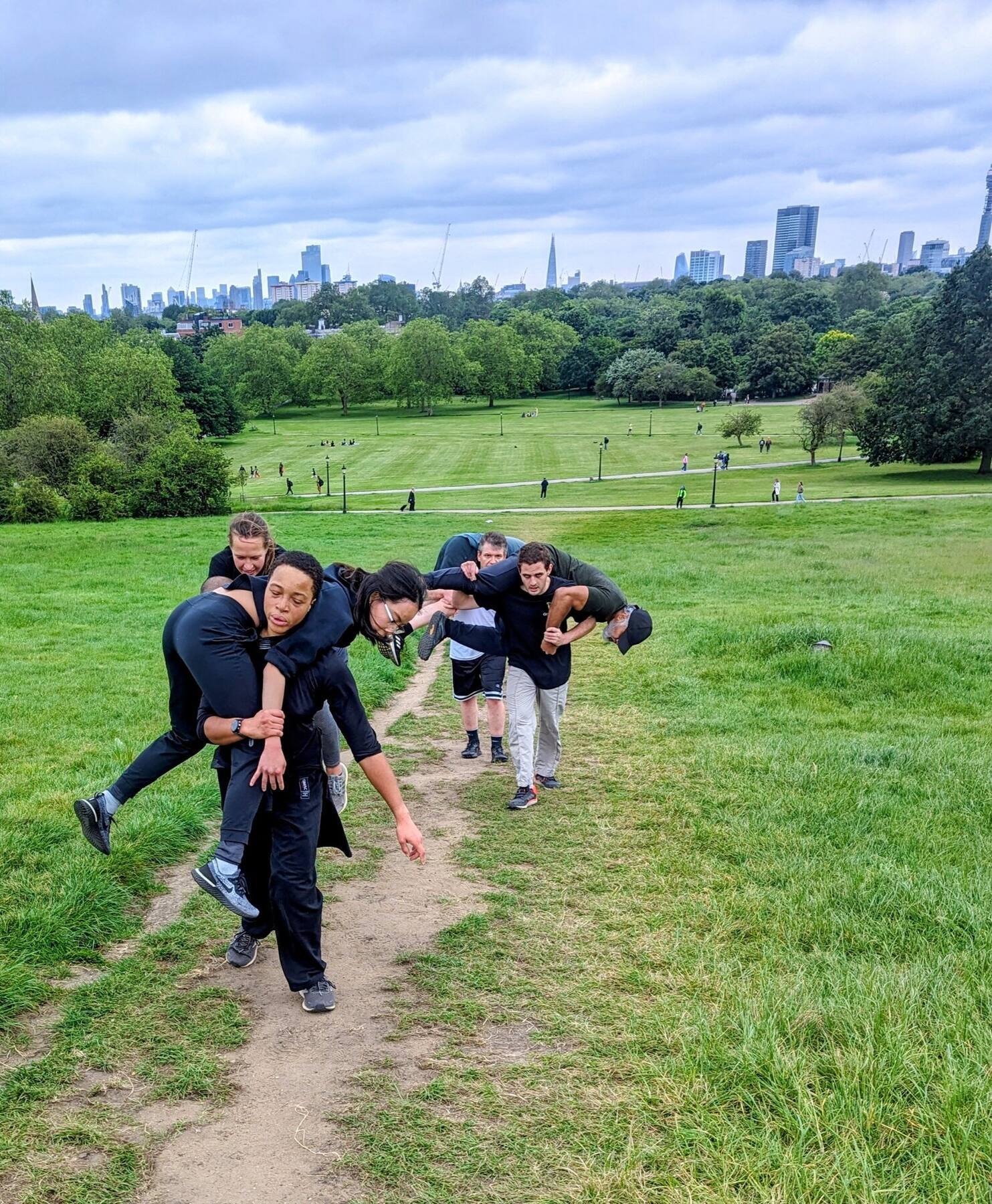 Primrose Hill - partner carries
