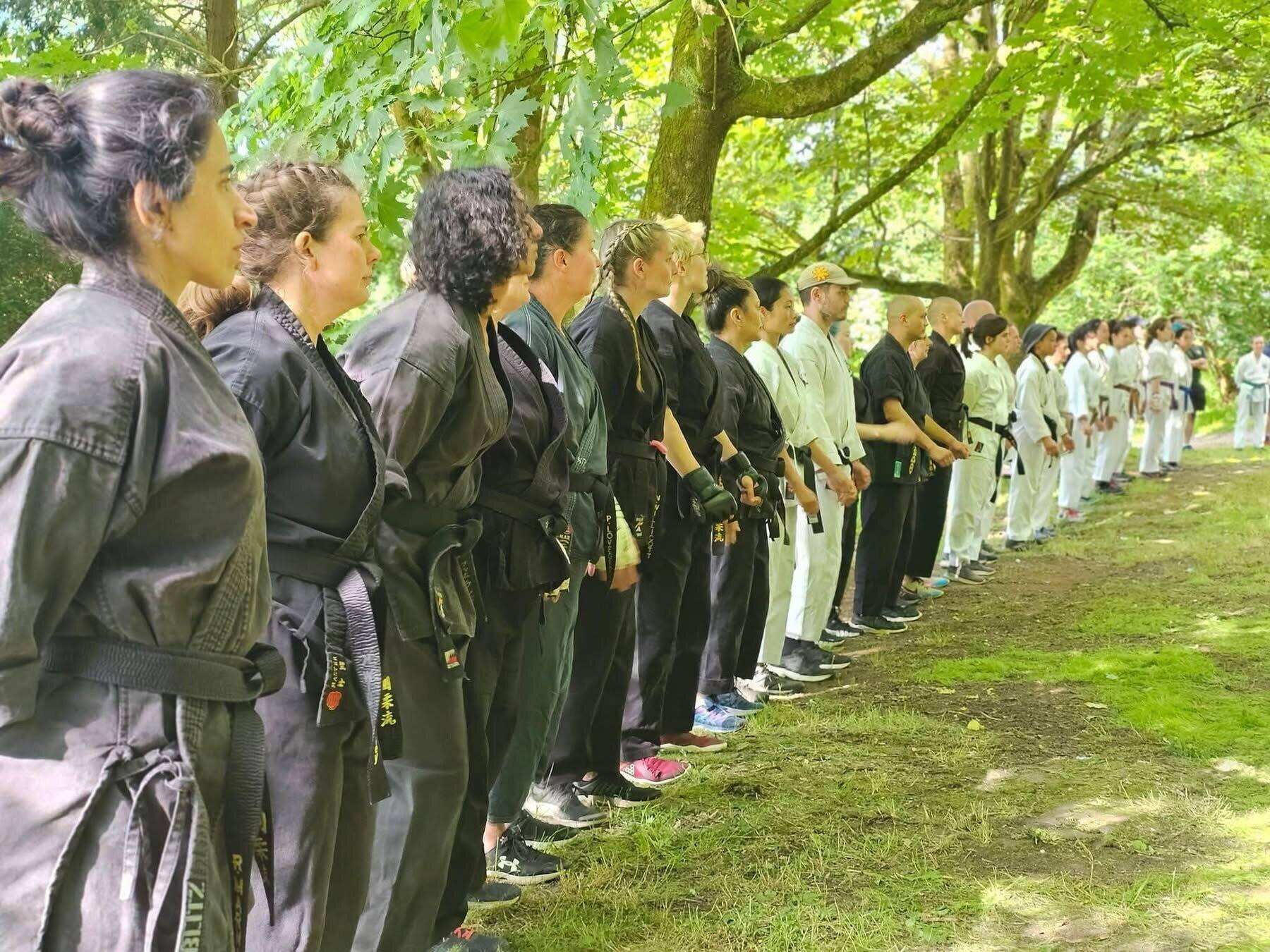 30 Man Kumite lineup - woman's