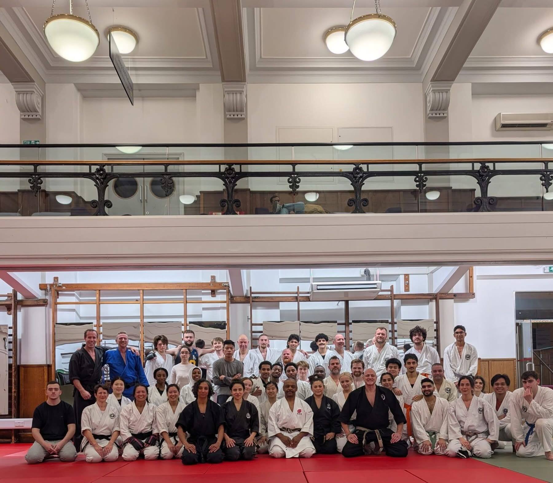 A full DKK class in the main hall at 309 Regent Street