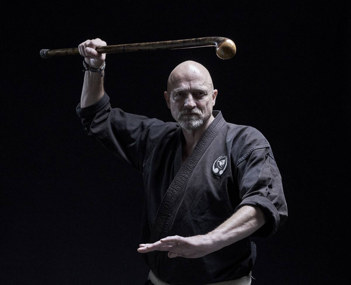 Shihan with shillelagh