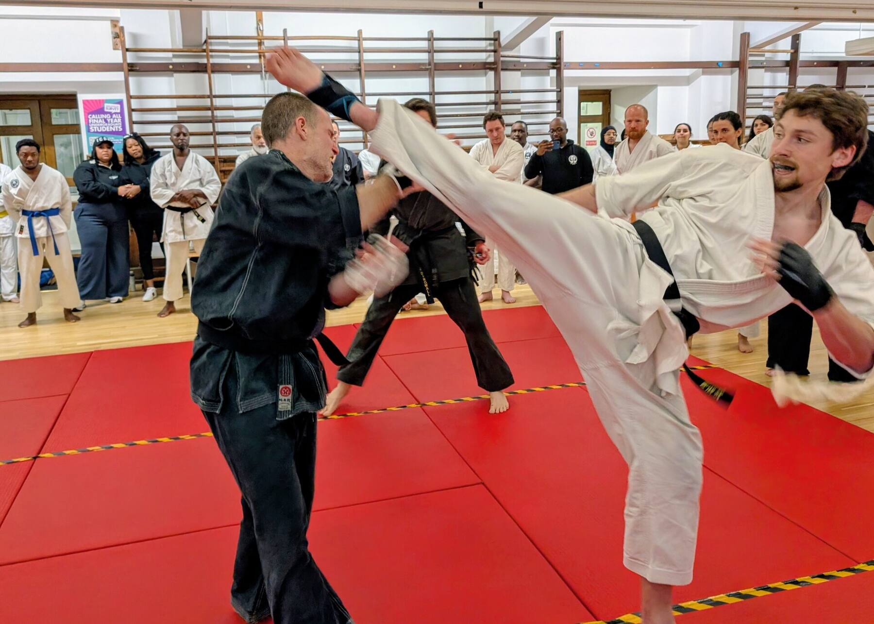 Kumite in the dojo