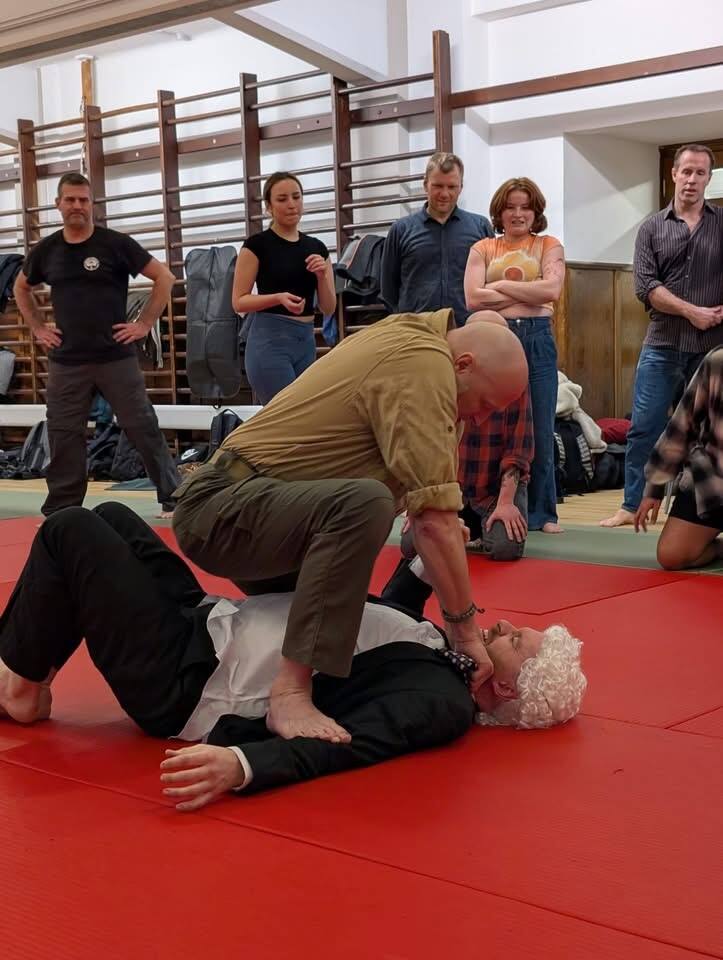 Self-defence demonstration
