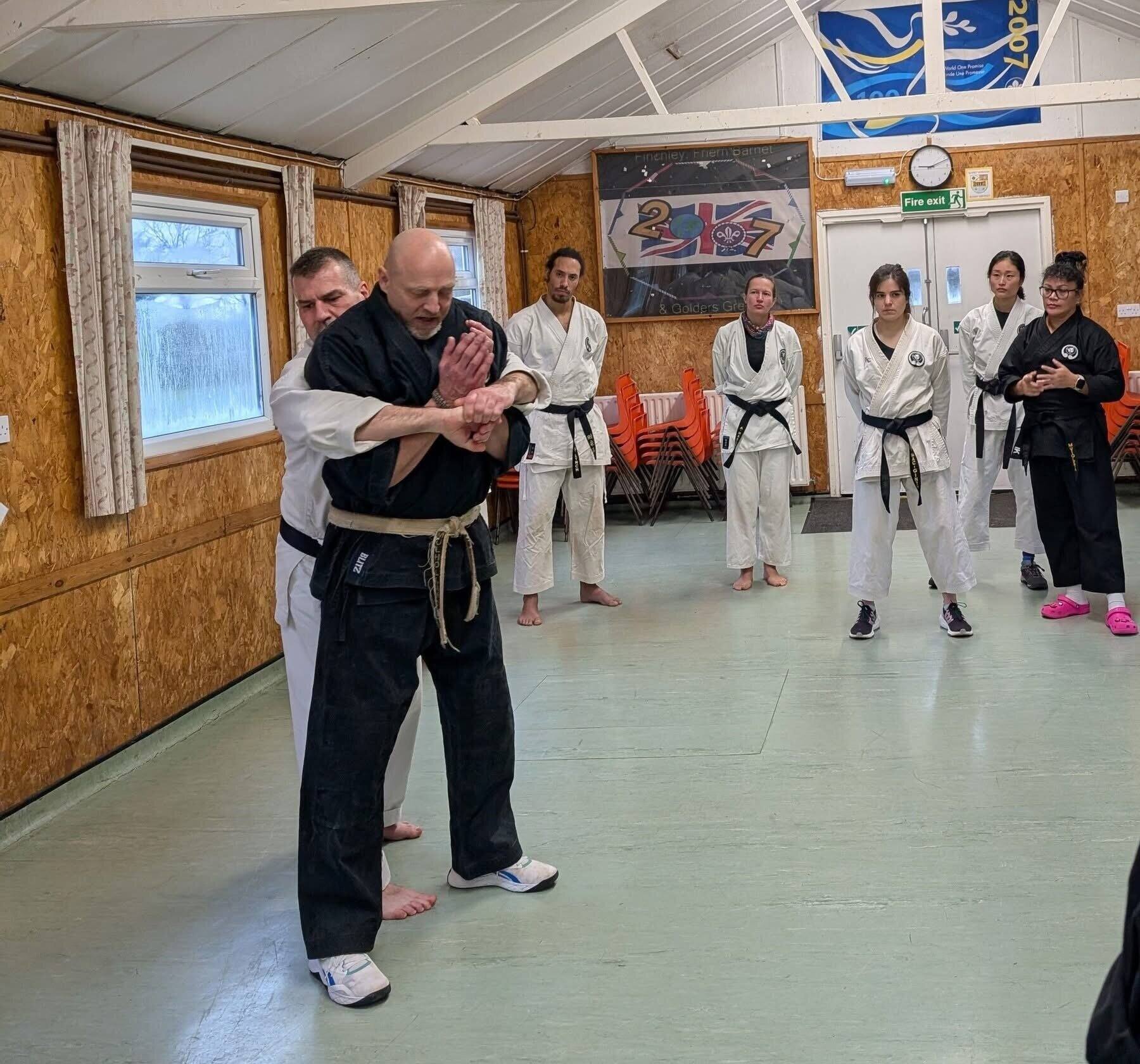 Shihan at black belt kata camp