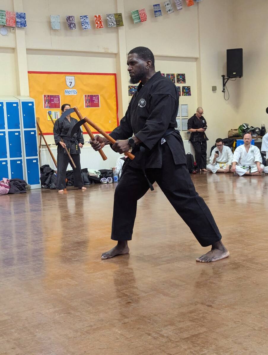 Tunde Oladimeji with sai